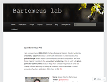 Tablet Screenshot of bartomeuslab.com